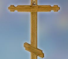 Крест дубовый « Резной » 220см